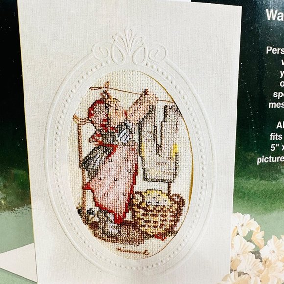 Sendimentals Hummel Cross Stitch Greeting Card - New - Picture 2 of 7